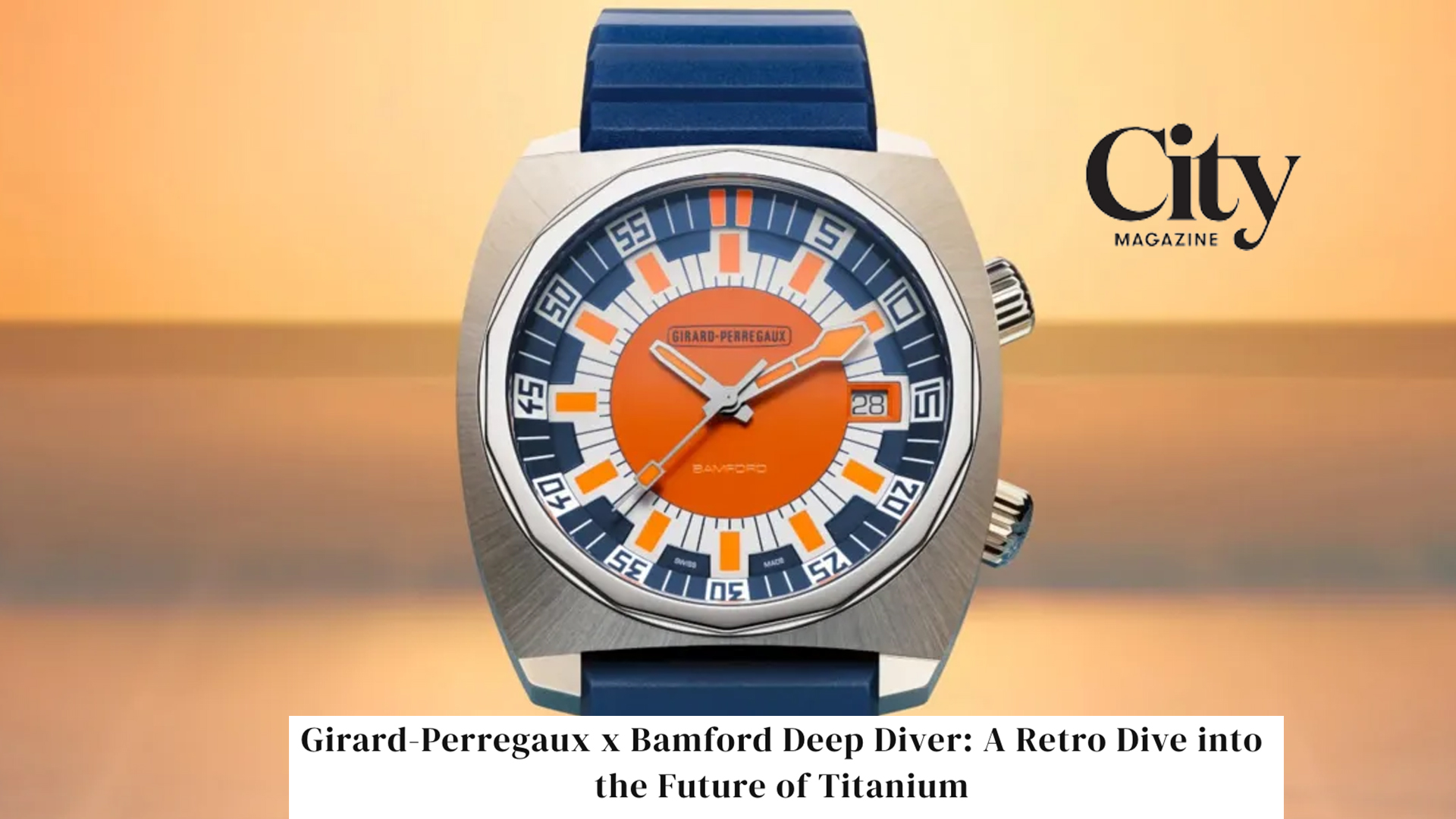 CITY MAGAZINE: GP x Bamford Deep Diver: A Retro Dive into the